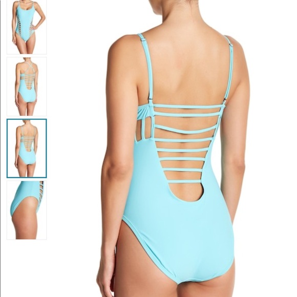 Red Carter - cutout one piece swimsuit - Picture 2 of 8